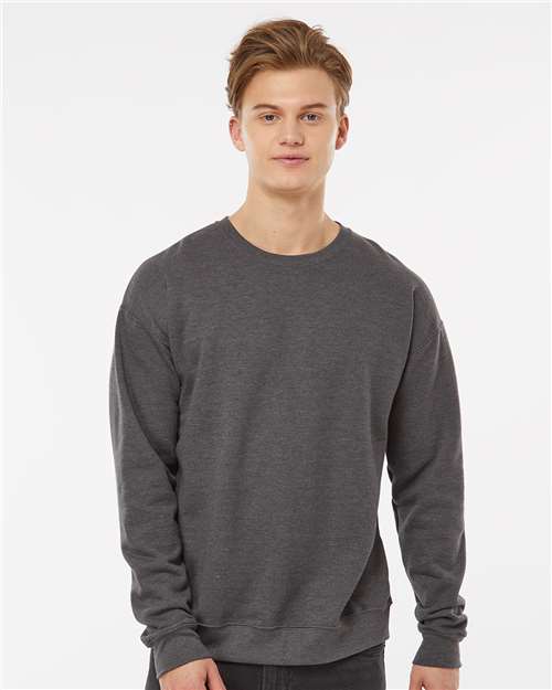 Unisex Fleece Crewneck Sweatshirt - Black