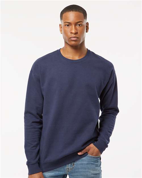 Unisex Fleece Crewneck Sweatshirt - Black