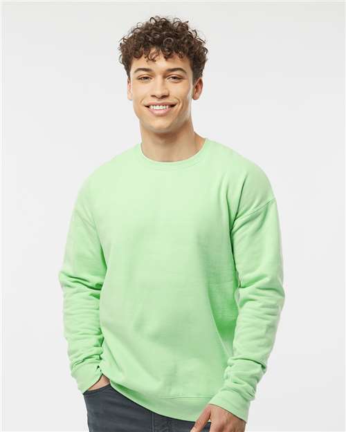Unisex Fleece Crewneck Sweatshirt - Black