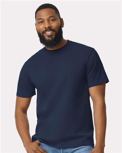 Unisex Softstyle® Midweight T-Shirt - Brown Savana