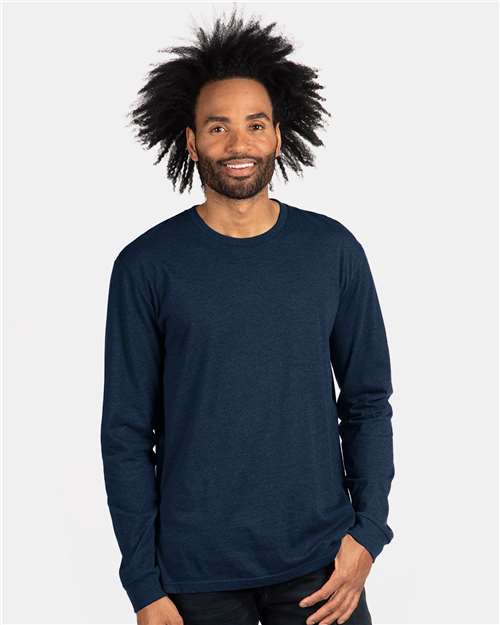 Unisex CVC Long Sleeve T-Shirt - Black