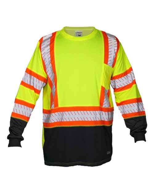 Kishigo Unisex DOT Class 3 Long Sleeve T-Shirt 9181