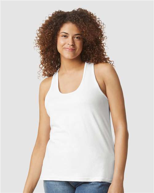 Gildan Women's Softstyle® CVC Racerback Tank Top 64220LCVC
