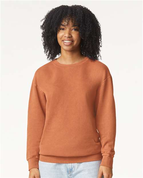 Comfort Colors Unisex Garment-Dyed Lightweight Crewneck Sweatshirt 1466