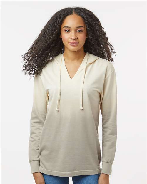 Women's French Terry Ombré Hooded Sweatshirt