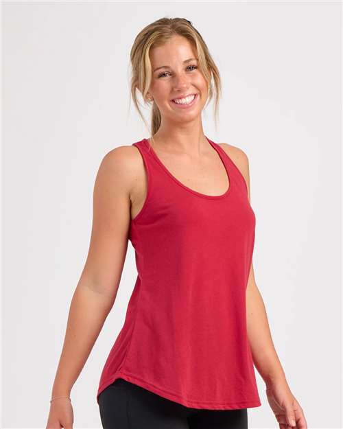 Women's Essential Racerback Tank Top - Black
