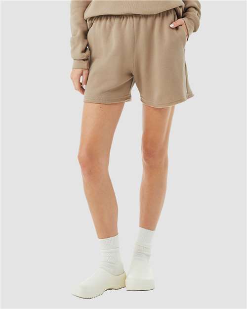 BELLA + CANVAS Women's Cutoff Fleece Shorts 3787