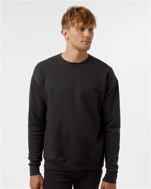 Unisex Fleece Crewneck Sweatshirt - Black