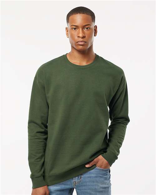Unisex Fleece Crewneck Sweatshirt - Black