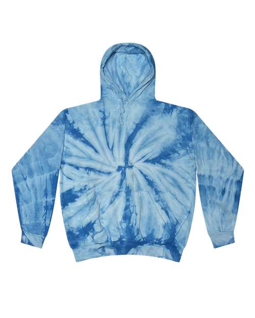 Unisex Tie-Dyed Hooded Sweatshirt - Blue Ocean