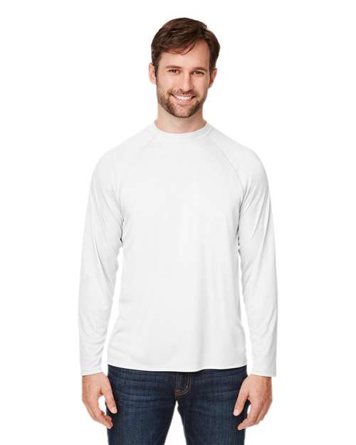 CORE365 Unisex Ultra UVP™ Marina Raglan Long Sleeve T-Shirt CE110