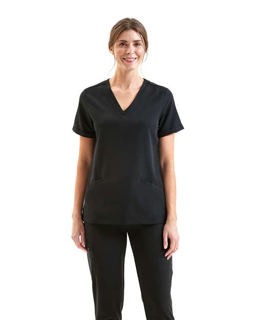 Onna Women's Invincible V-Neck Stretch Scrub Top NN310