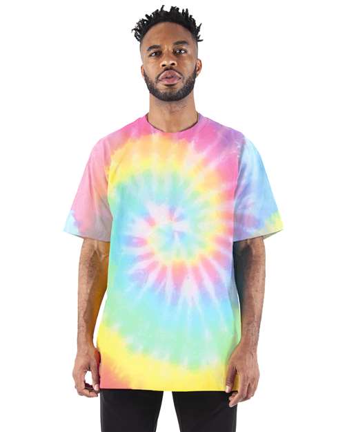 Shaka Wear Unisex Max Heavyweight Tie-Dyed Tee SHTDSS