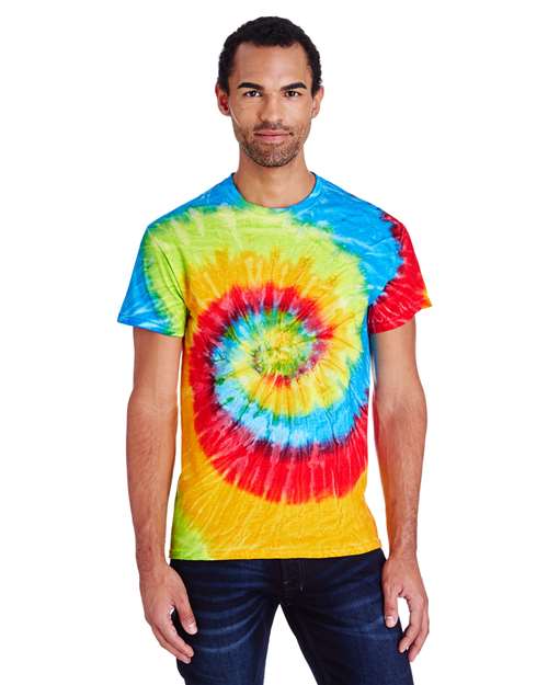 Multi-Color Tie-Dyed T-Shirt