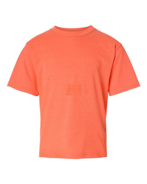 Youth Gold Soft Touch T-Shirt - Athletic Grey