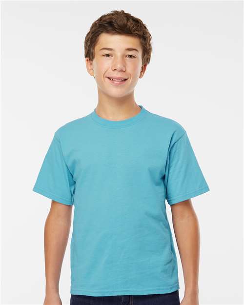 Youth Gold Soft Touch T-Shirt - Athletic Grey