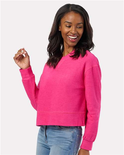 Women's Cropped Boxy Long Sleeve T-Shirt