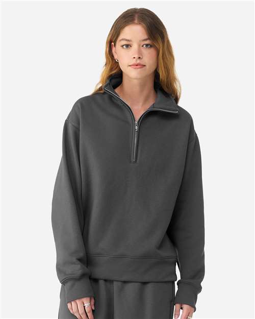 BELLA + CANVAS Unisex 10 oz Quarter-Zip Pullover Sweatshirt 4740