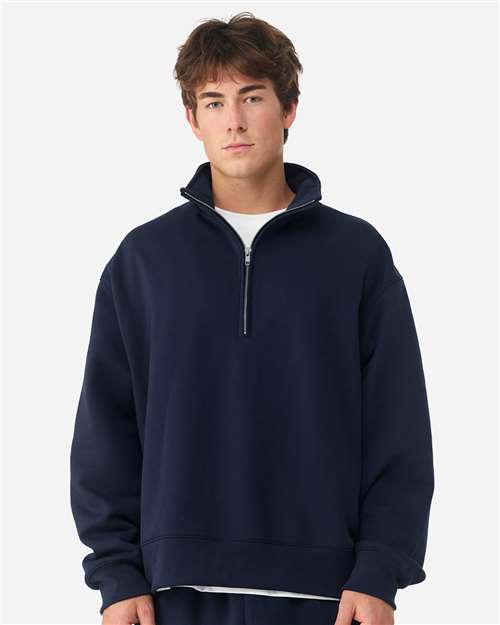 BELLA + CANVAS Unisex 10 oz Quarter-Zip Pullover Sweatshirt 4740