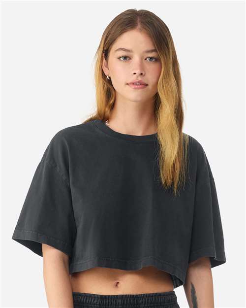 BELLA + CANVAS Women's Garment-Dyed Cropped Tee 6882GD