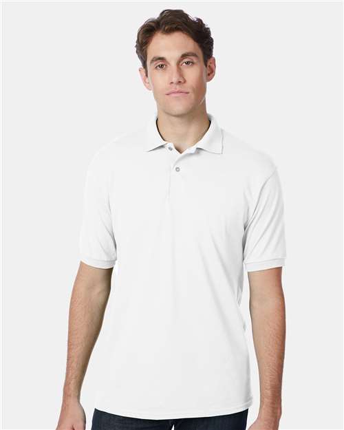 Hanes Men's EcoSmart® Jersey Polo 054X