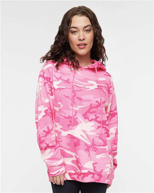 Unisex Camo Fleece Hoodie Sweatshirt