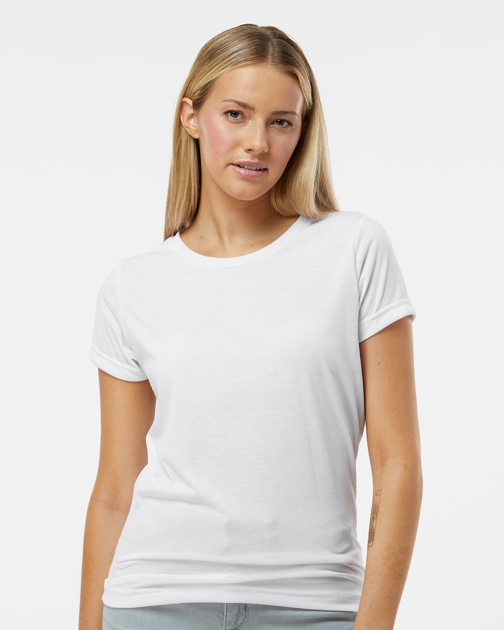SubliVie Women's Polyester Sublimation Tee 1510