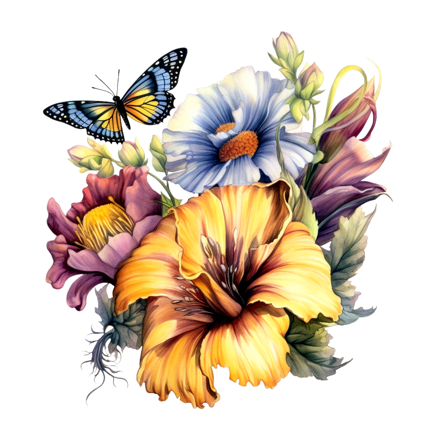 Watercolor Butterfly 8