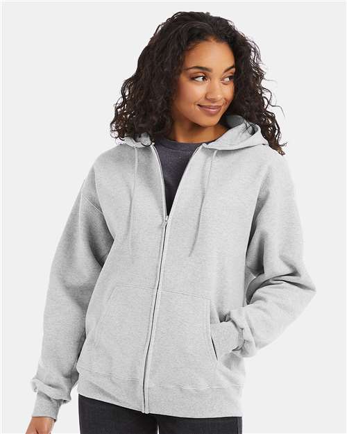 Hanes Unisex Ultimate Cotton® Full-Zip Hooded Sweatshirt F280