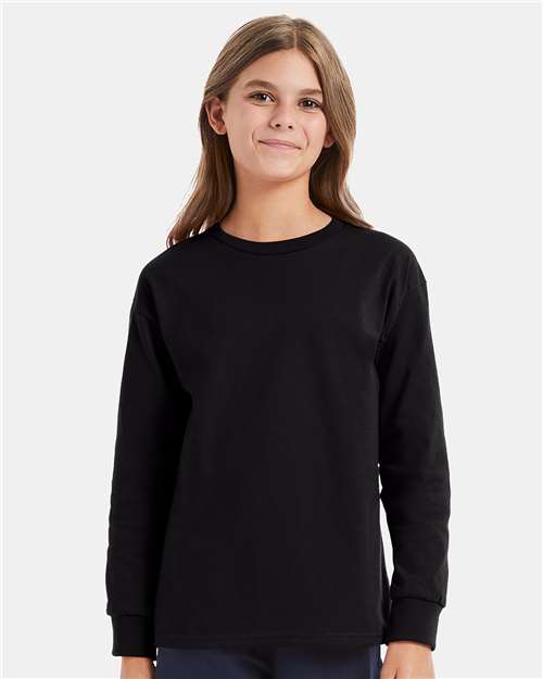 Hanes Youth Authentic Long Sleeve T-Shirt 5546