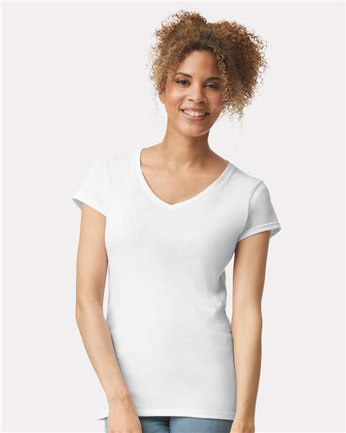 Gildan Women's Softstyle® V-Neck T-Shirt 64V00L
