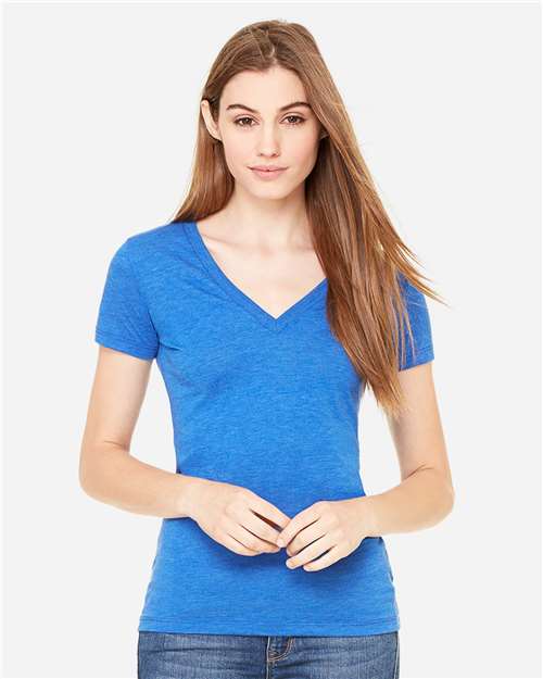 BELLA + CANVAS Women’s Triblend Deep V-Neck Tee 8435
