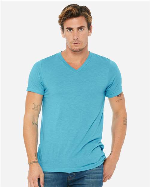 BELLA + CANVAS Unisex Triblend V-Neck Tee 3415