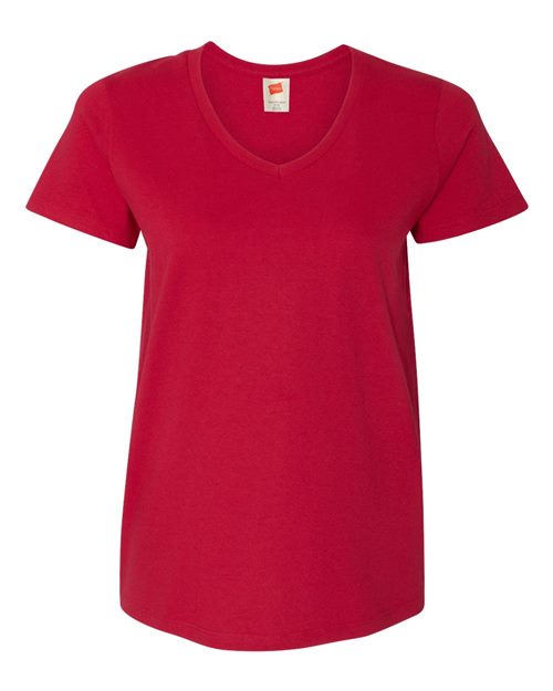 Hanes Women's Essential-T V-Neck T-Shirt 5780