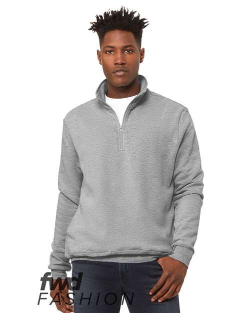 BELLA + CANVAS Unisex FWD Fashion Quarter-Zip Sweatshirt 3740