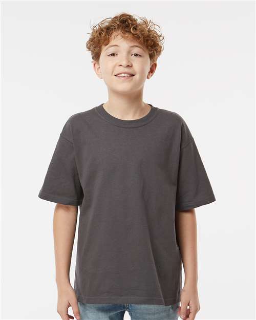 Youth Gold Soft Touch T-Shirt - Athletic Grey