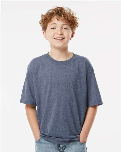 Youth Gold Soft Touch T-Shirt - Athletic Grey