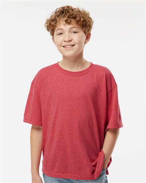 Youth Gold Soft Touch T-Shirt - Athletic Grey