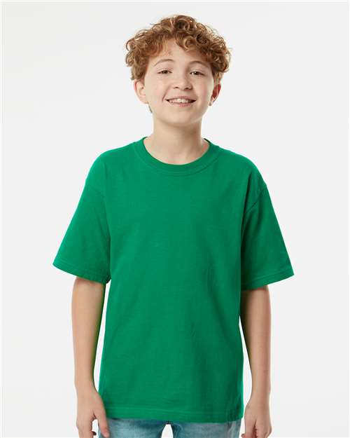 Youth Gold Soft Touch T-Shirt - Athletic Grey