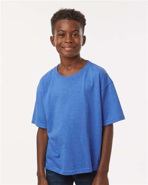 Youth Gold Soft Touch T-Shirt - Athletic Grey