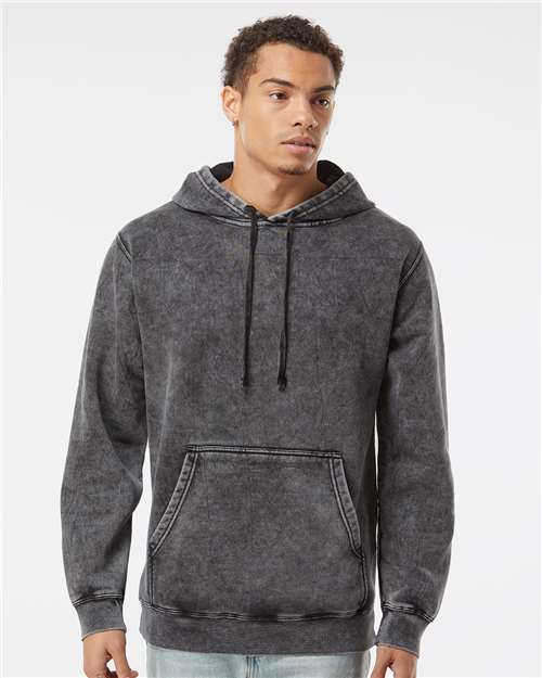 Independent Trading Co. Unisex Midweight Mineral Wash Hooded Sweatshirt PRM4500MW