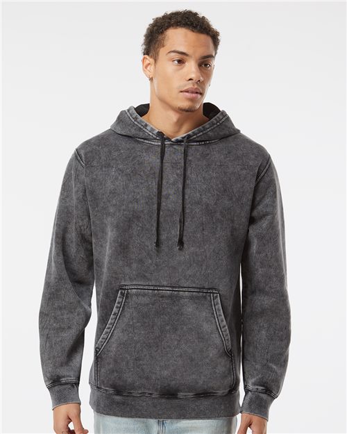 Independent Trading Co. Unisex Midweight Mineral Wash Hooded Sweatshirt PRM4500MW