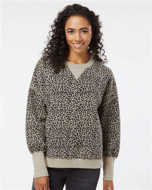 Women's Sueded Fleece Crewneck Sweatshirt