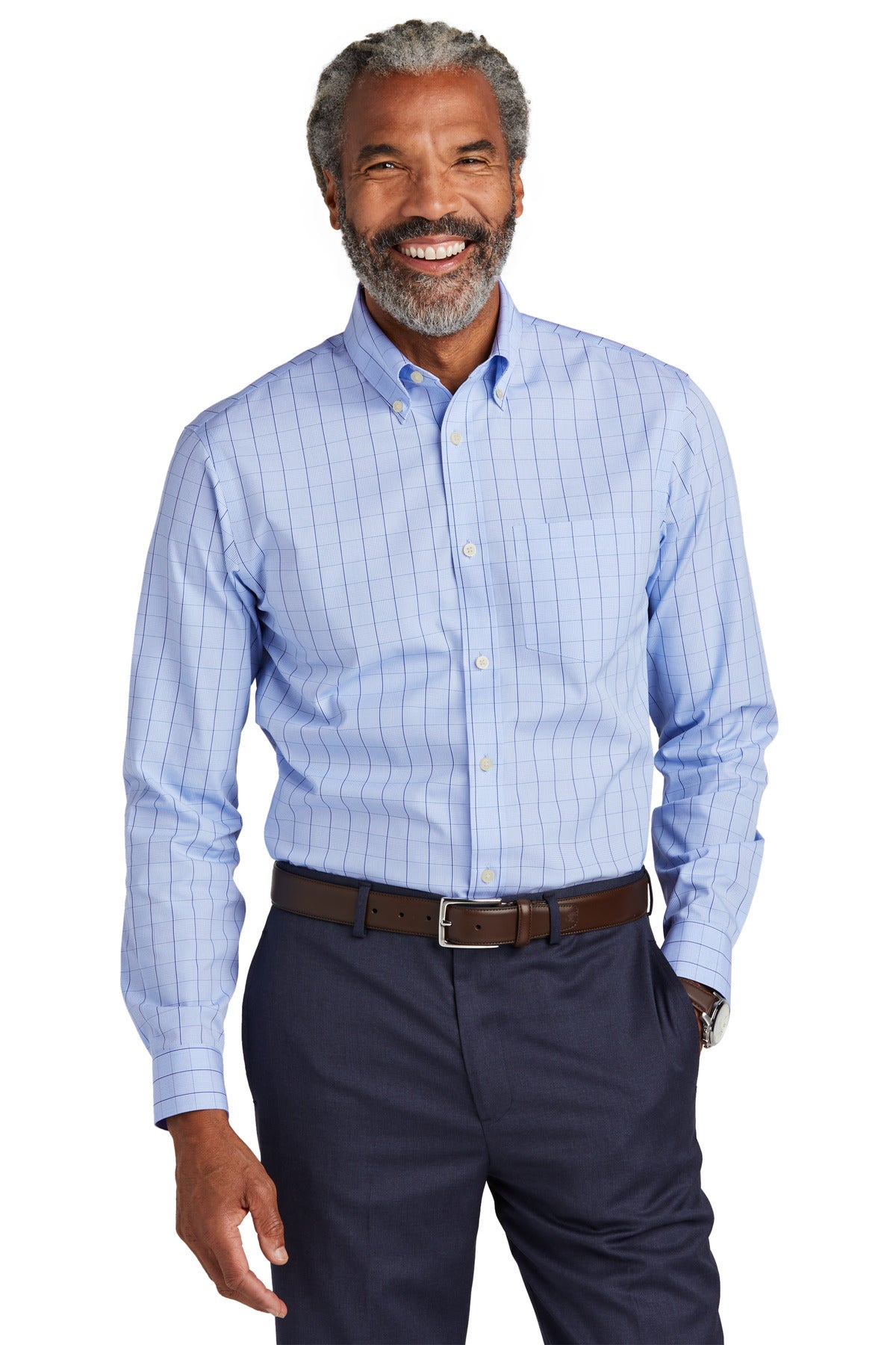 Brooks Brothers ® Wrinkle-Free Stretch Patterned Shirt BB18008