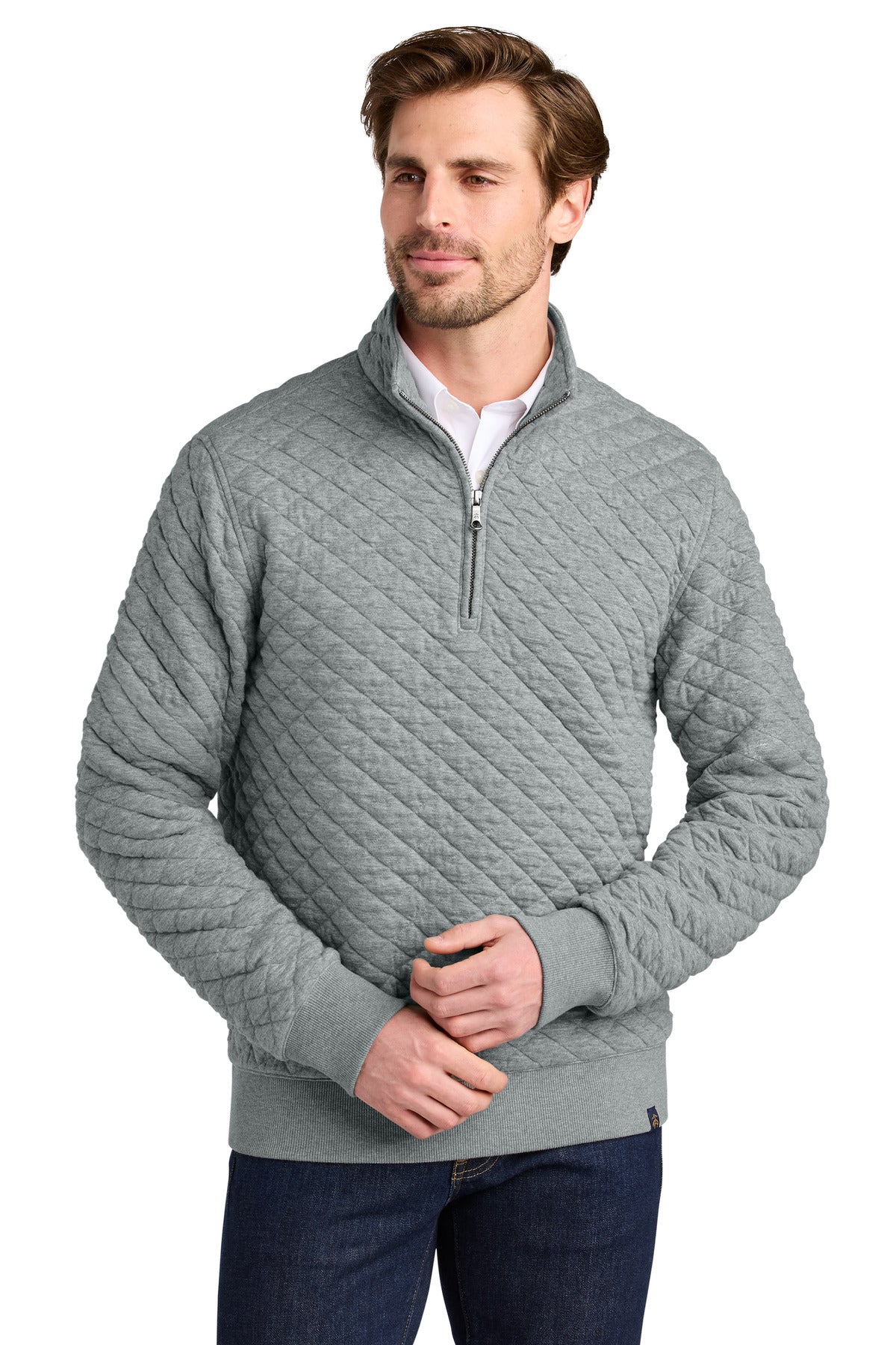 Brooks Brothers ® Diamond Quilt 1/4-Zip BB18212