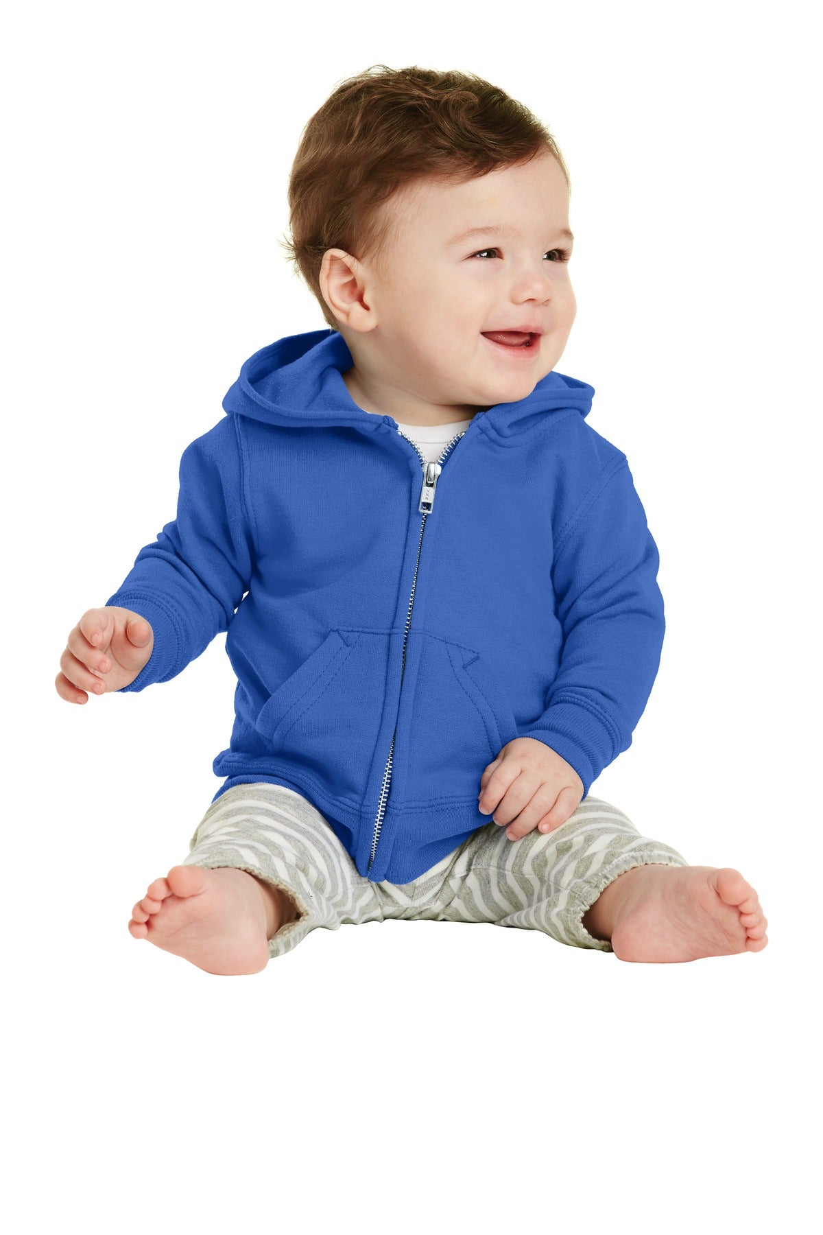 Port & Co ™ Infant Core Fleece Full-Zip Hooded Sweatshirt. CAR78IZH