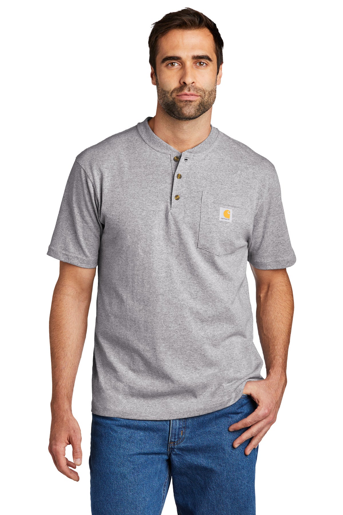 Carhartt ® Short Sleeve Henley T-Shirt CTK84