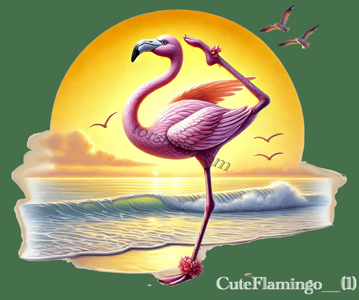Cute Flamingo 01