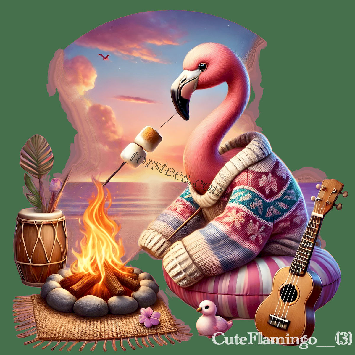 Cute Flamingo 03