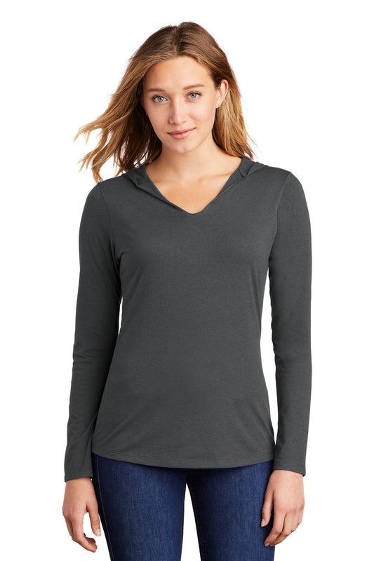 District ® Women's Perfect Tri ® Long Sleeve Hoodie. DM139L